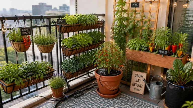 10 Container Vegetable Garden Ideas for Apartment Balconies With Zero Ground Space